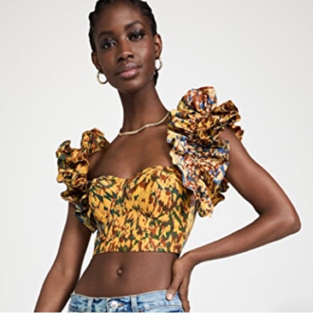 Sika Ikat bustier top size 14